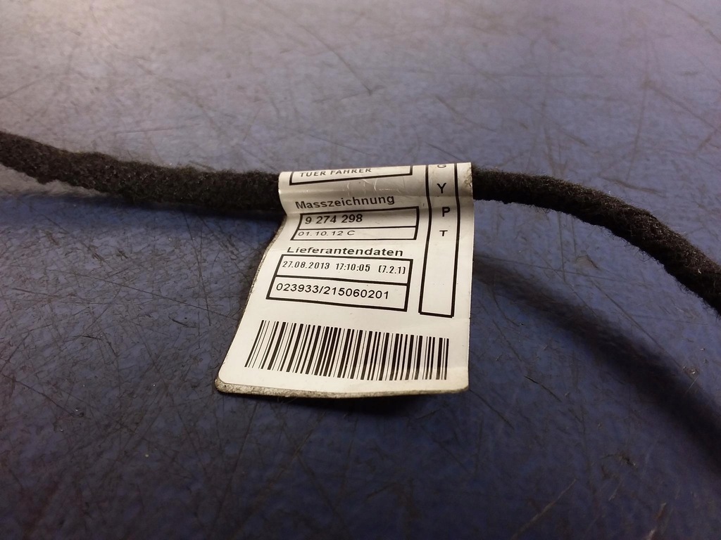 фото №10, Bmw 4 f32 f33 джгут електропроводка двері перед лівий