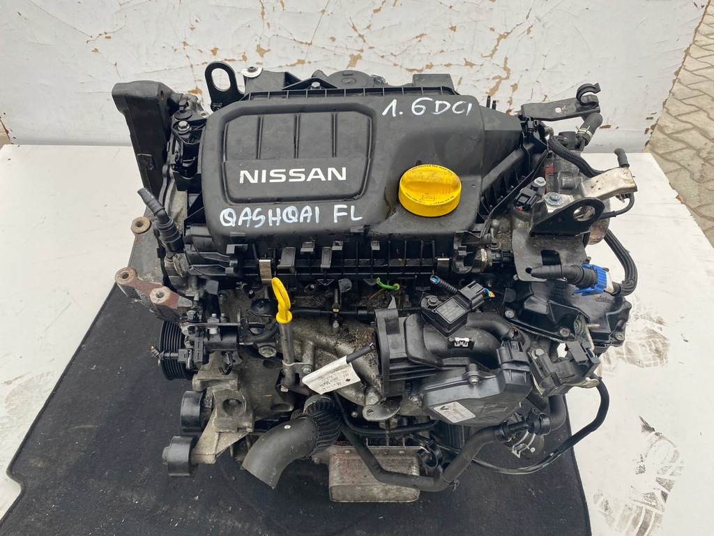 фото №1, Двигатель r9m b405 nissan renault 1.6 dci 72 tys km