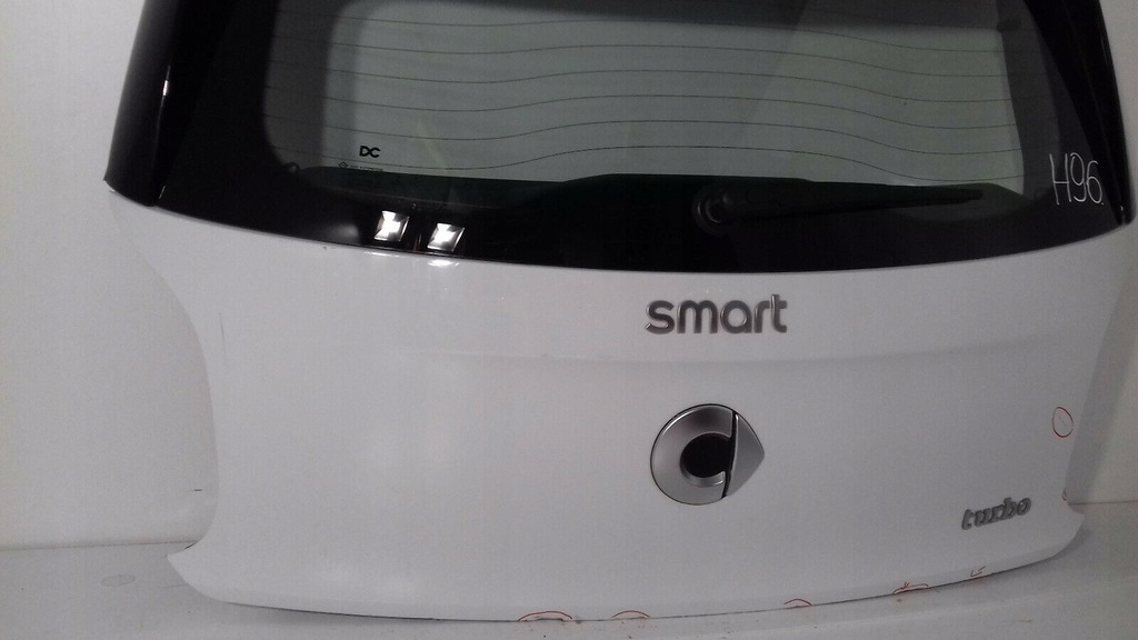 фото №8, Mercedes smart ii forfour крышка багажника задняя задняя белый