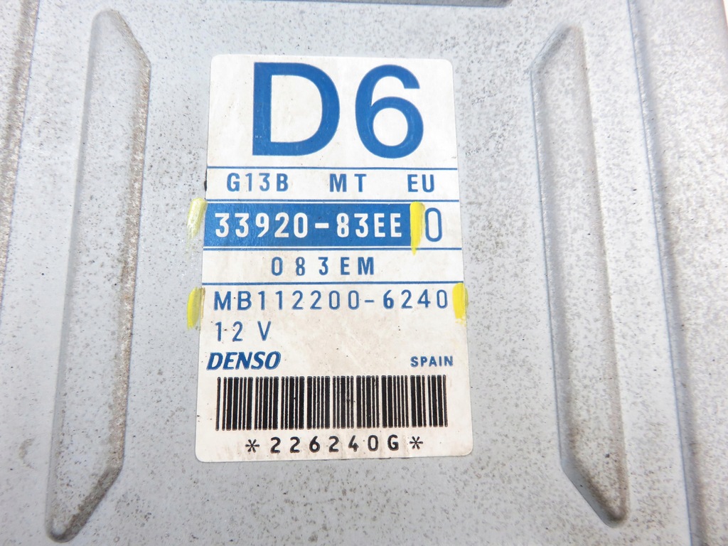 фото №6, Блок управления suzuki wagon r+ 1.3 3392083ee