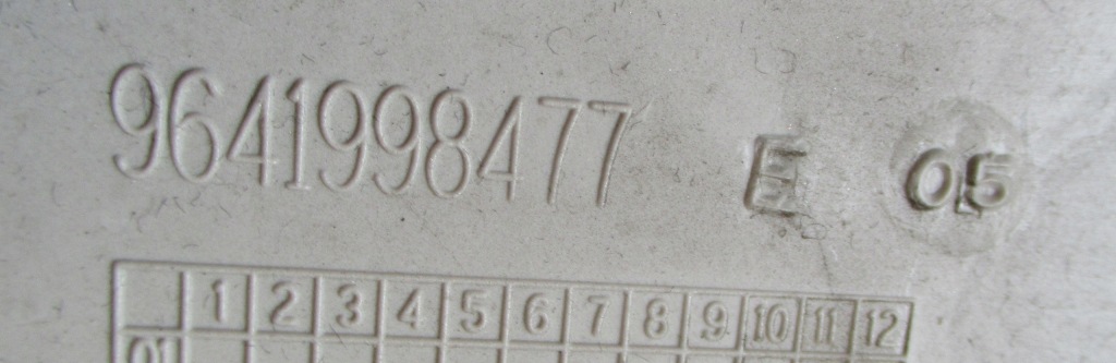 фото №3, Citroen c3 pluriel пластик защита потолочный