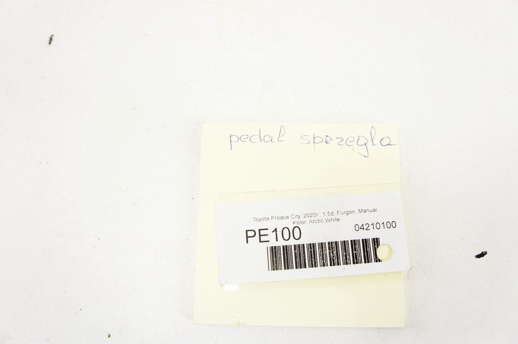 фото №7, Pe100 toyota proace city 1.5d педаль сцепления 9820886180