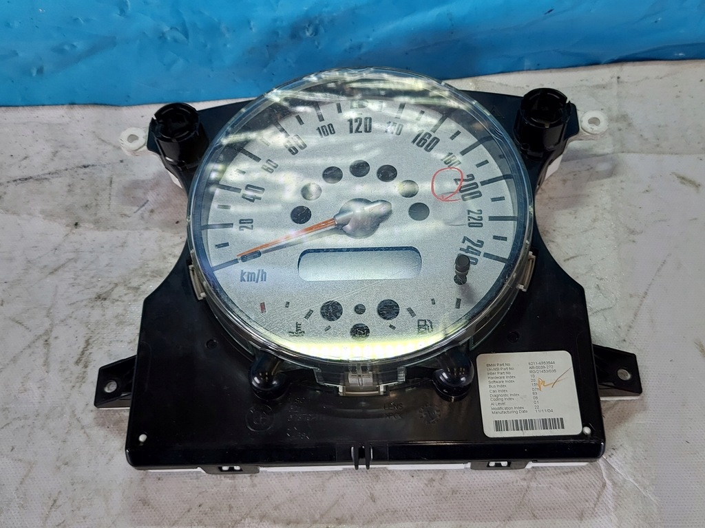 фото №7, Счетчик приборная панель mini r50 r53 1.6 b 62116953544