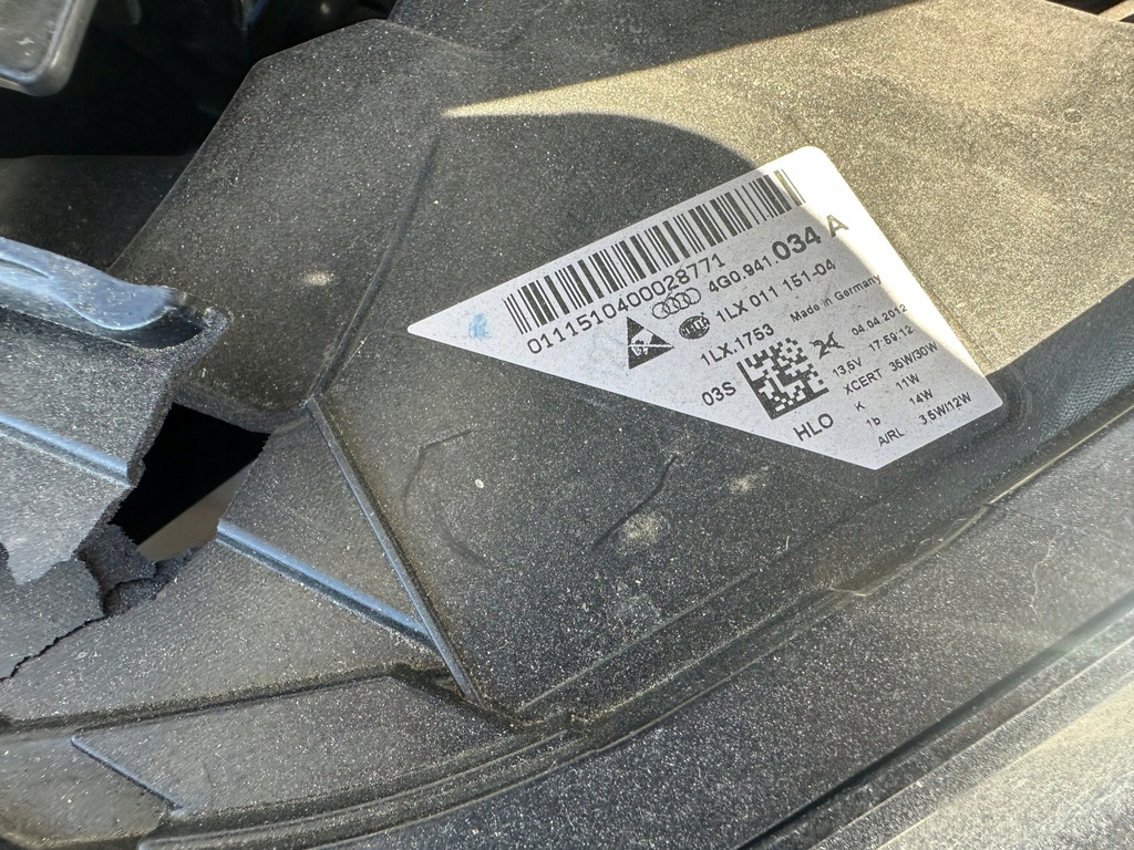 фото №9, Лампа правый перед full led audi a6 c7 przed fl 4g0941034a повреждённая