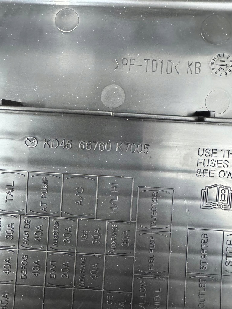 фото №7, Коробка запобіжників mazda cx5 cx-5 2012-2017r kd45-6676