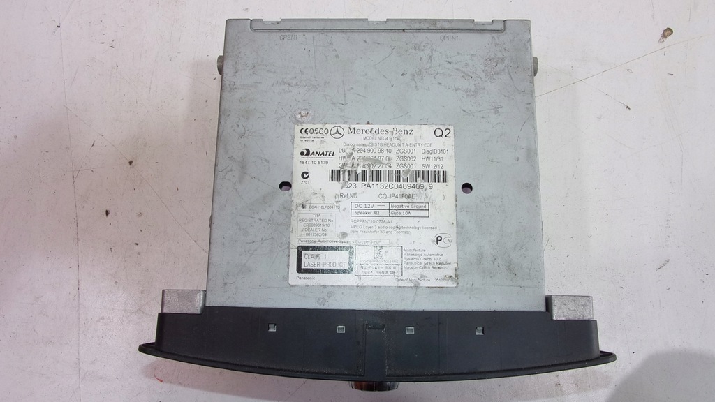 фото №13, Радіо mercedes w204 a2049009810