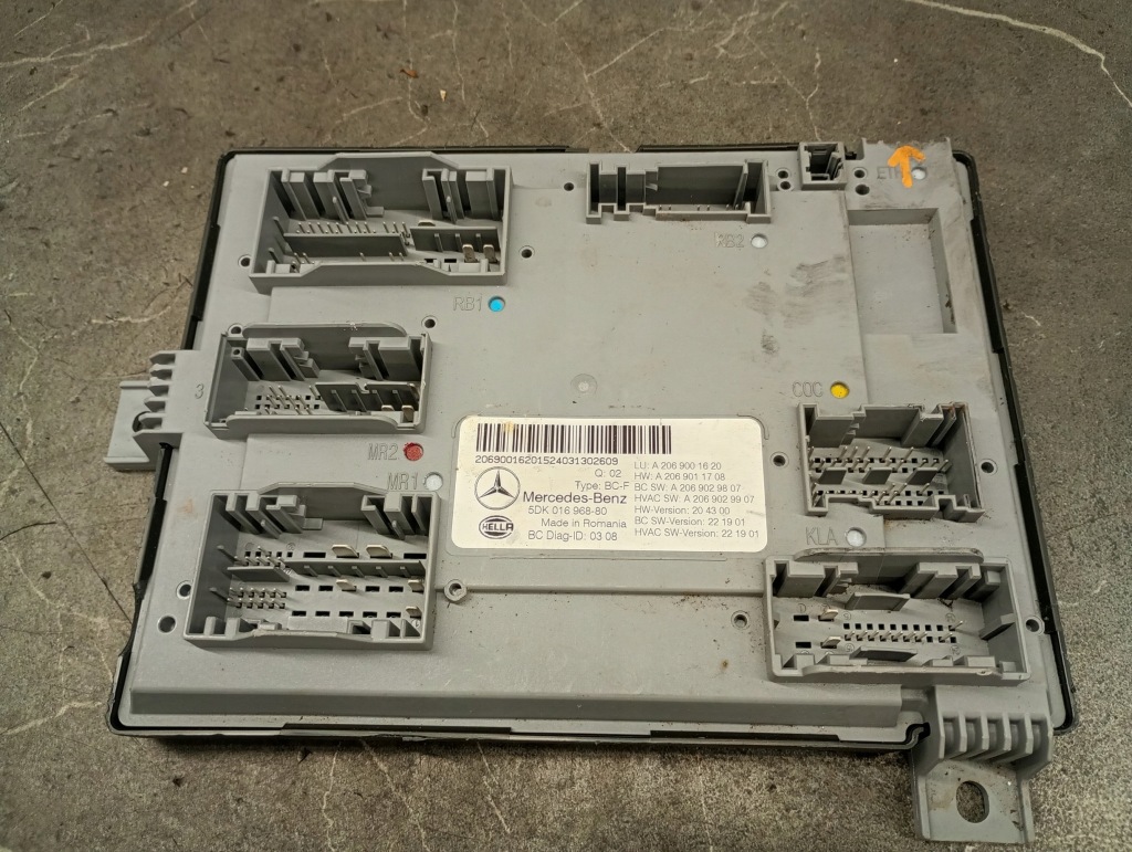 фото №1, A2069001620 модуль комфорту bmc mercedes w206