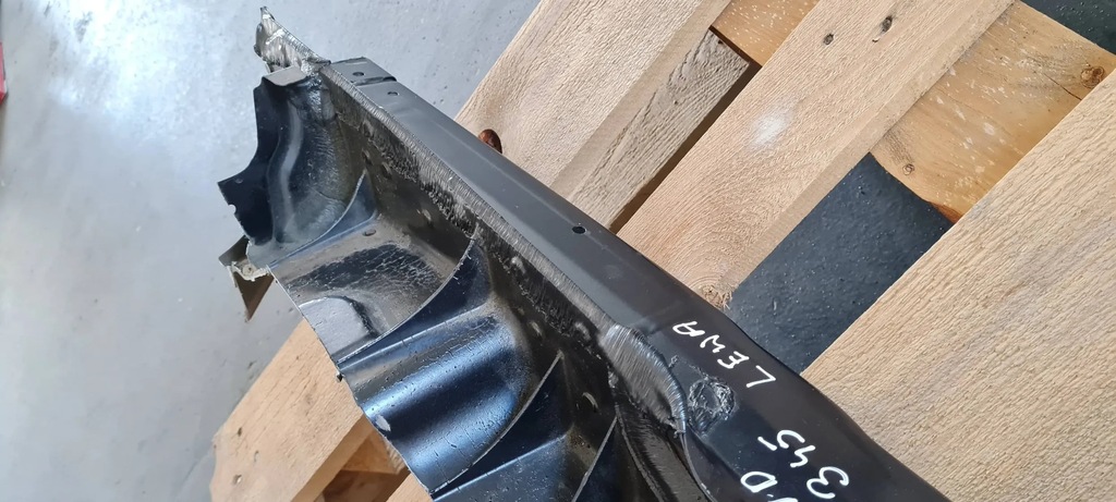 фото №14, Sq5 q5 80a лонжерон носик крыла левый левая перед lz7s