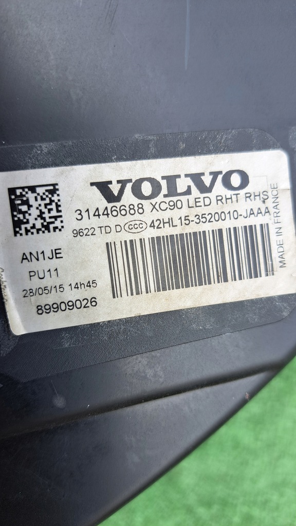 фото №6, Volvo xc90 2 ii full led лампа передня