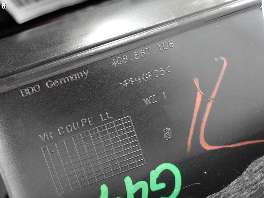 фото №9, Audi rs7 s7 a7 4g8 c7 14-18 обивка обшивка дверь правая перед exclusive