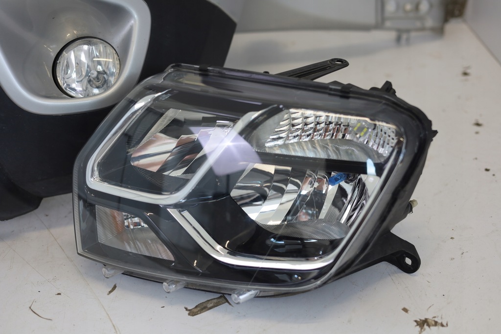 фото №8, Перед бампер крыло лампа pas kpl dacia duster i lift kol. ted69 13-17