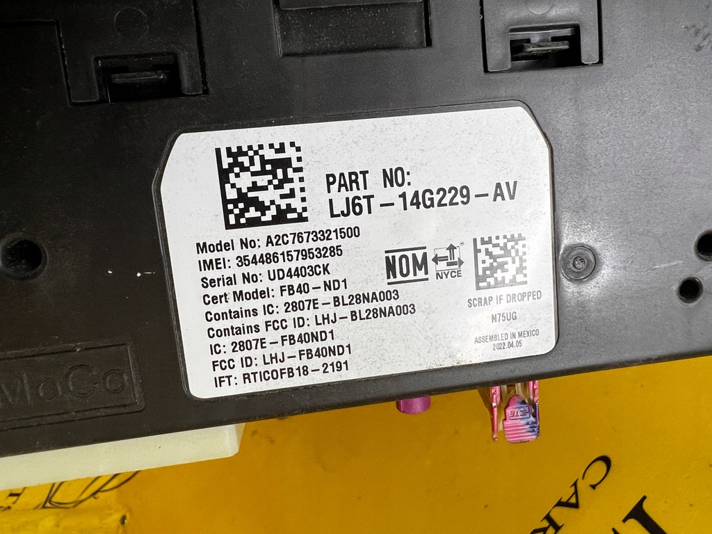 фото №7, Модуль telematics комфорт інтерфейс ford kuga mk3 escape mk4