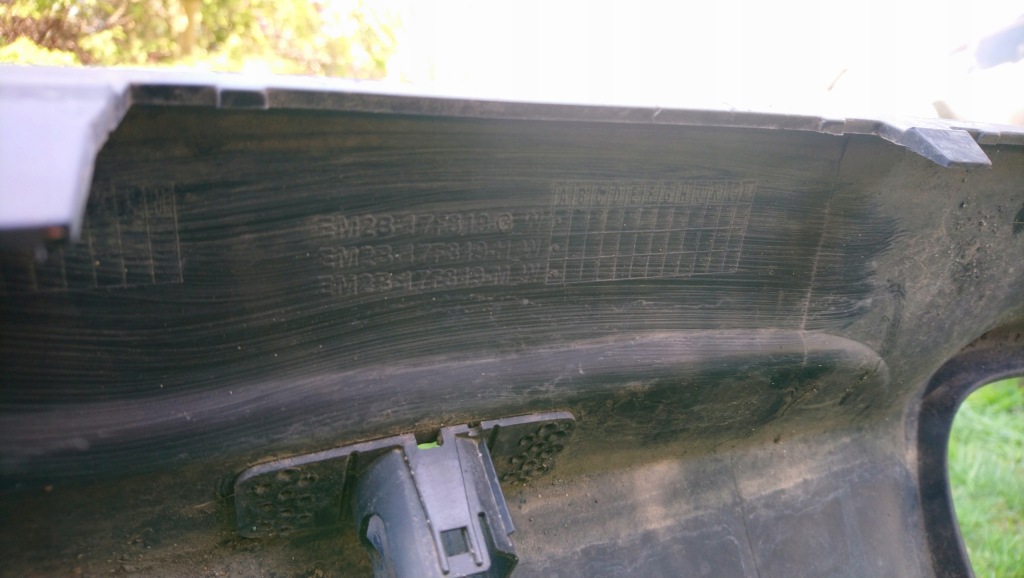 Накладка бампера задняя задняя ford s-max mk2 2015- 2019- na dwie трубы спойлер Недорого