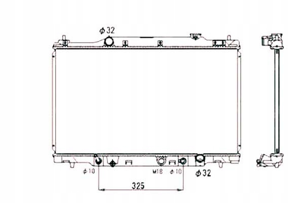 фото №1, Nrf радіатор honda stream 01- nrf