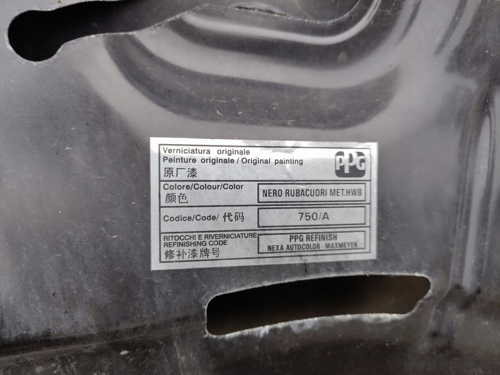 фото №13, Капот fiat punto evo 2009-2012 цвет 750/a