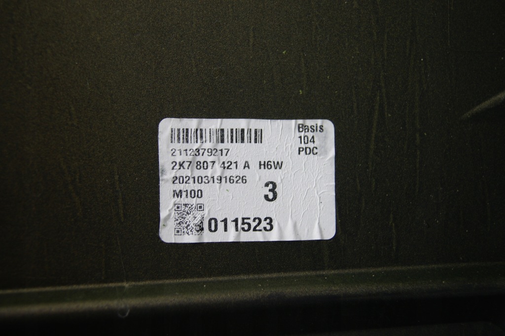 фото №13, Бампер задняя vw caddy iv 2k7807421a pdc