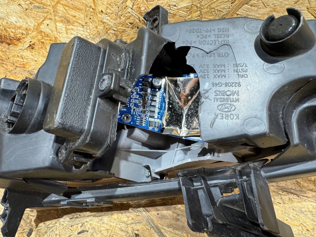 фото №10, Hyundai i30 i-30 iii 3 lift 20- противотуманная фара лампа led drl правая перед передняя