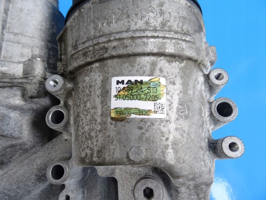 Основание фильтра модуль масла man tgx tgs euro 6 2020r tg3 470 / 510km Оригинал