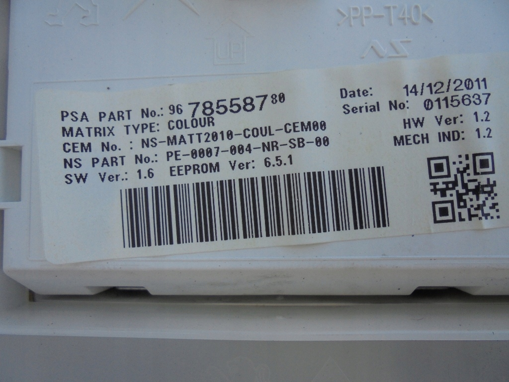 фото №8, Счетчик приборы europa peugeot 208 i 9678558780 9675182780