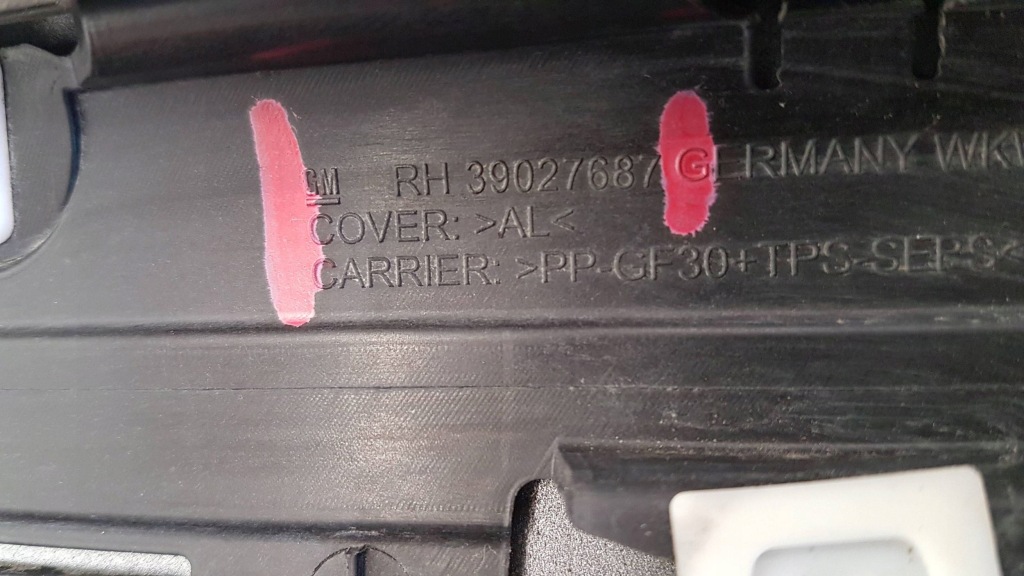 фото №10, Opel zafira c молдинг стійка скло лобове права 39027687