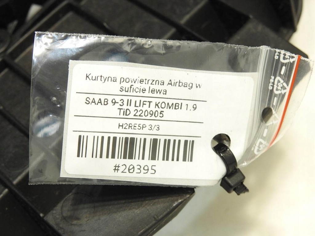 фото №10, Шторка безопасности подушка безопасности левая saab 9-3 ii lift kombi