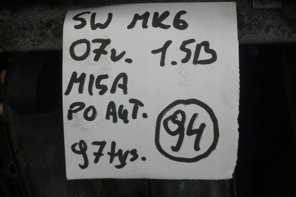 Suzuki swift 3 mk6 двигун 1.5benzyna m15a m26 2007рік блок головка nr.94 Доставка