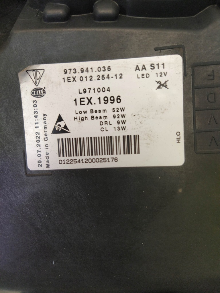 фото №15, Porsche panamera 973 gts лампы лампа фары full led matrix полный