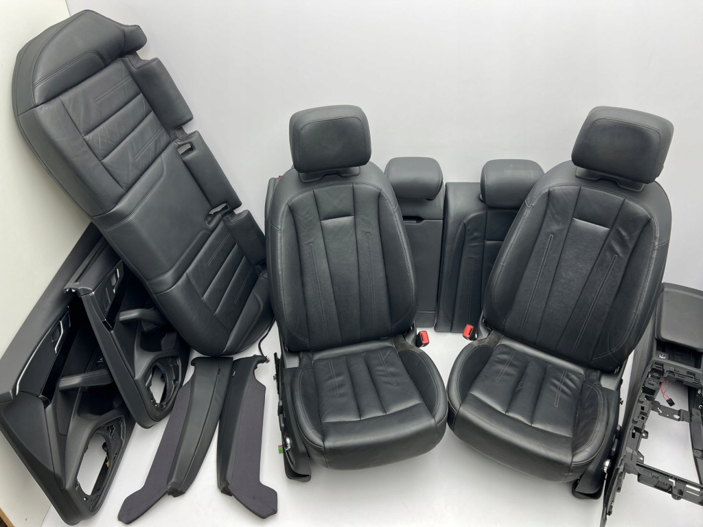 фото №6, Audi a4 b9 8w9 kombi avant салон кожаный сиденья заднее сиденье комплект демонтаж