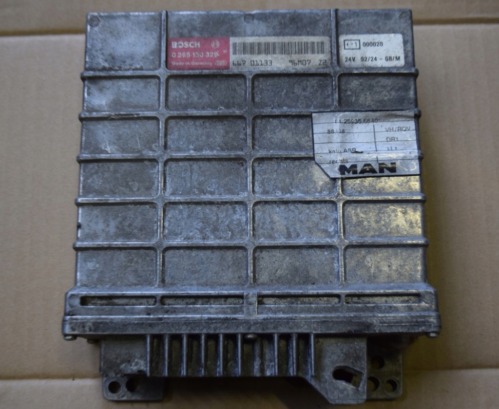 фото №1, Блок управления двигателя man bosch 24v 0265 150 329