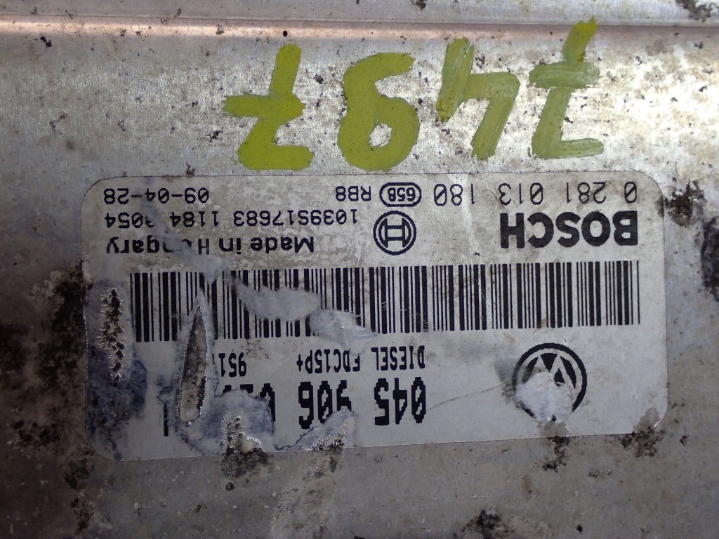 фото №5, Skoda roomster 06-10 1.4 tdi 70km бортовой компьютер двигателя 0281013180