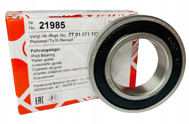 фото №11, Підшипник підпори 35x62x14 febi bilstein 21985 підшипник, wał привідний