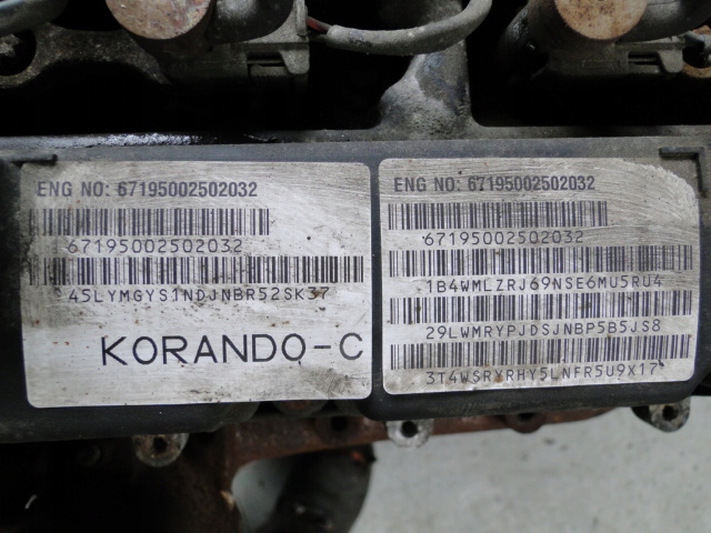 фото №8, Двигатель ssang yong 2.0 xdi d20dt 671950 actyon 2 kyron korando