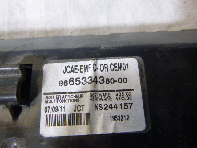 фото №3, Peugeot 508 дисплей радио 9665334380