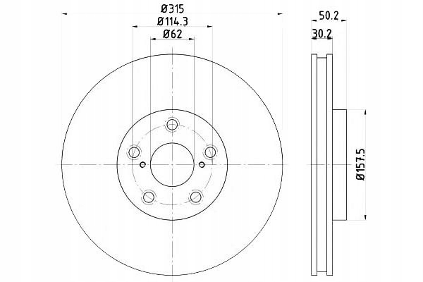 фото №1, Textar тормозные диски тормозные 2szt lexus перед ls 430 00