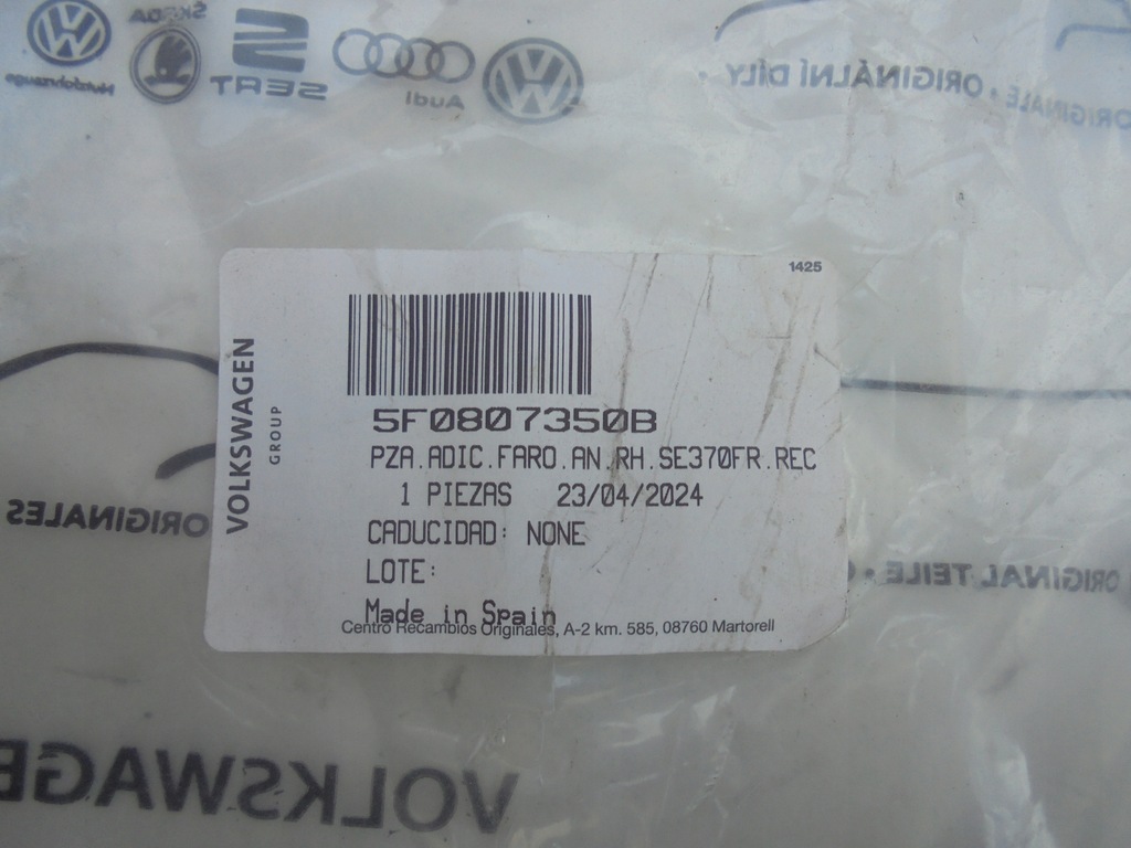 фото №9, Новий кронштейн рамка напрямна кронштейн протитуманної фари ліва праве seat leon iii 3 5f0