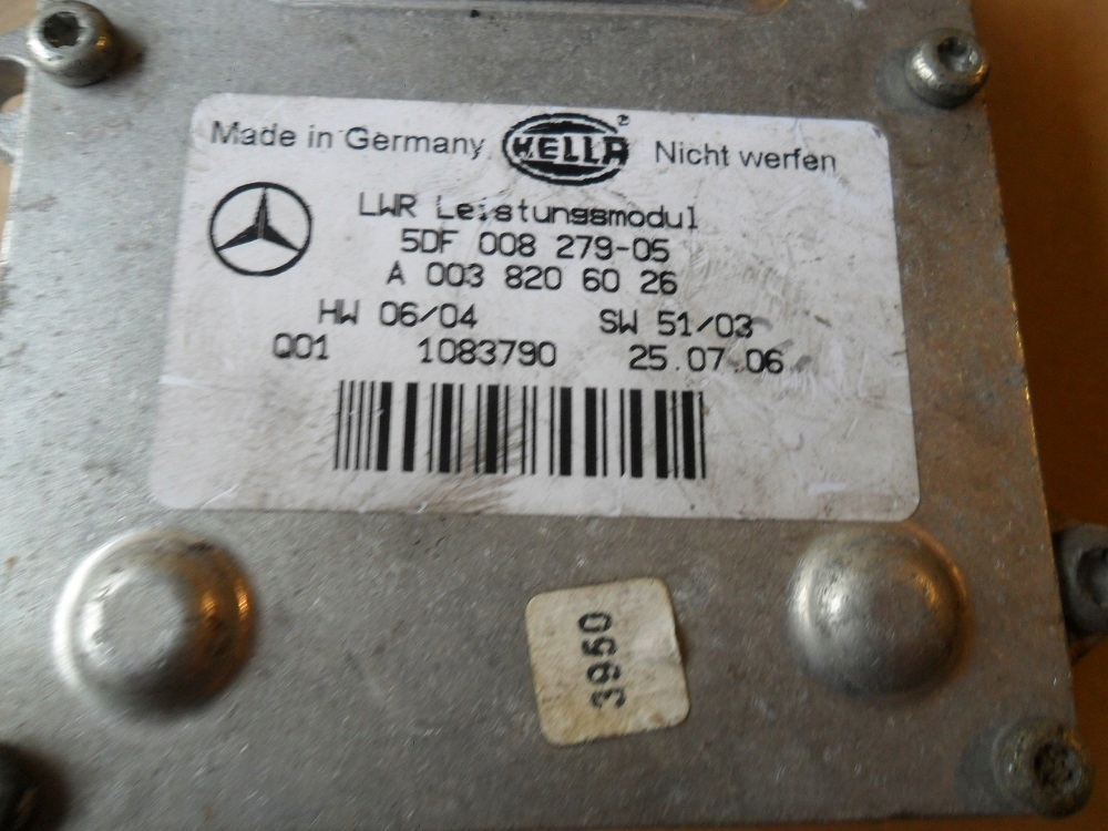 фото №9, Модуль ксенон lwr mercedes w211 w171 a0028202426