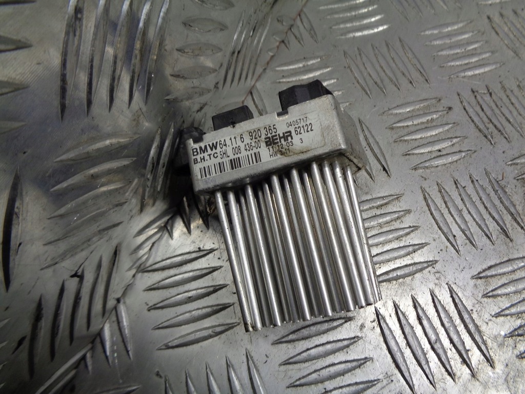 фото №1, Резистор резистор вентилятор bmw 320 d 6920365