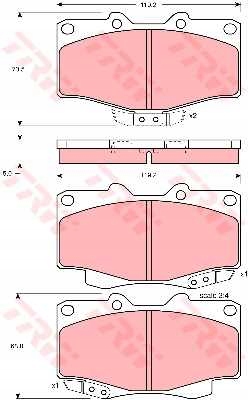 фото №12, Тормозные колодки ham. toyota p. landcr.