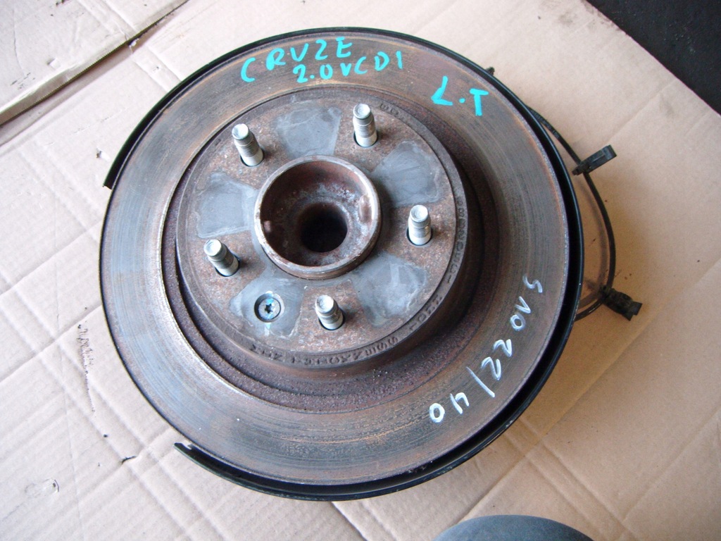 фото №1, Chevrolet cruze disel поворотный кулак ступица левый задняя