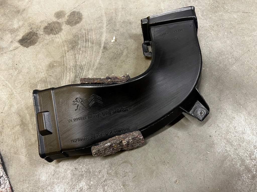 фото №1, Воздуховод канал воздуха правый citroen c4 grand picasso ii