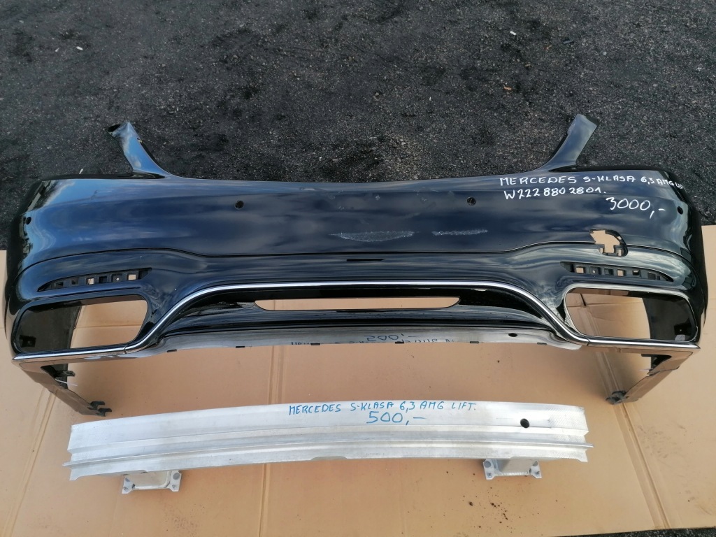фото №1, Mercedes s-klasa w222 6,3 amg lift бампер задня оригінал.