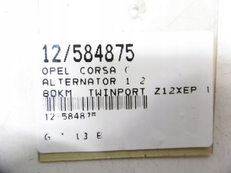 фото №9, Генератор 24437120 xl opel corsa agila
