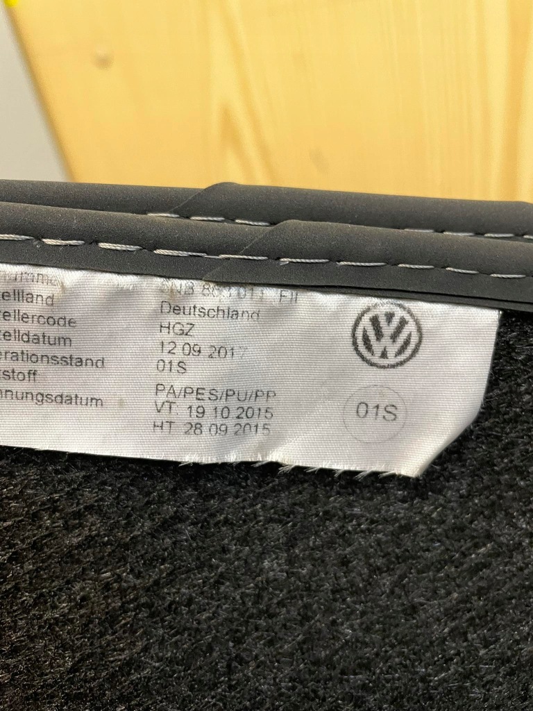 фото №14, Vw tiguan ii килимки оригінальні комплект 5nb863011