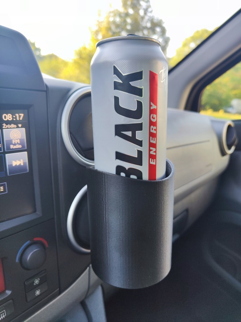 фото №8, Подстаканник кронштейн na напитки i телефон berlingo partner чёрный mat + переходник