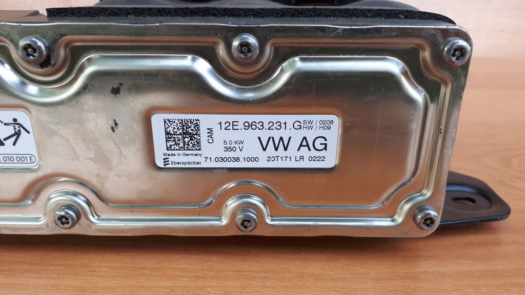 фото №10, Теплообменник тепла vw e-golf 5qe819013ad 12e963231g