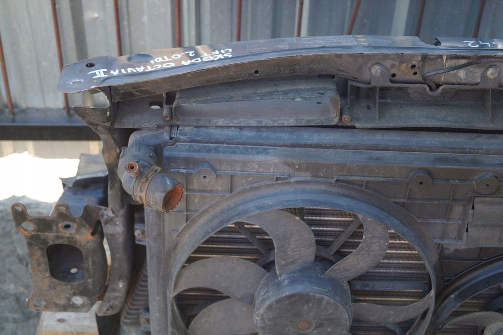 фото №9, Pas передний радиатор skoda octavia ii lift 2.0tdi