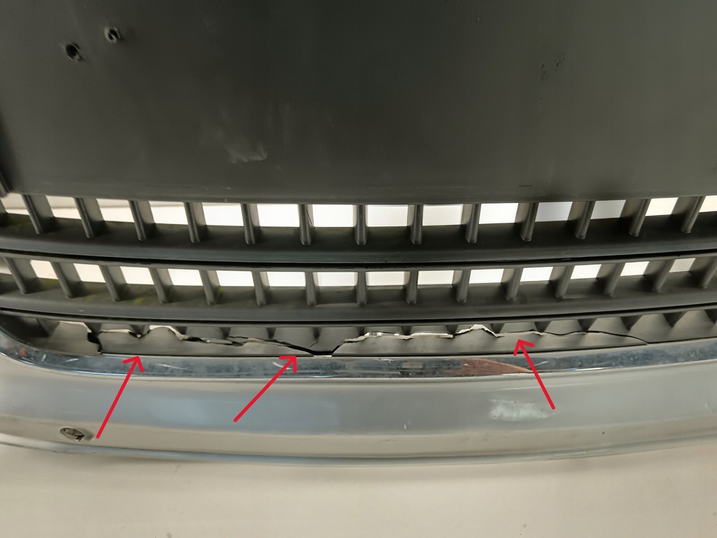 фото №6, Бампер передний перед решётка радиатора audi q7 4l 05-09 омыватель