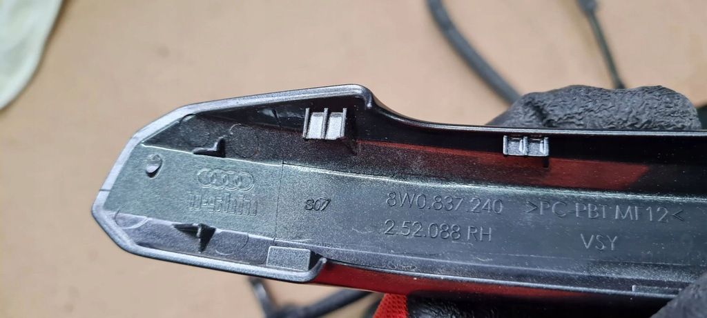 фото №10, S5 8w lift a5 ручка дверь правый задняя pod kessy lz7s sportback a4 b9 8w s4