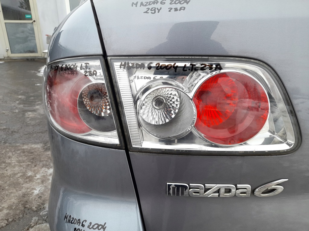 фото №8, Mazda 6 лампа лівий задня ліва задня з кришки кришка багажника w кришка kombi