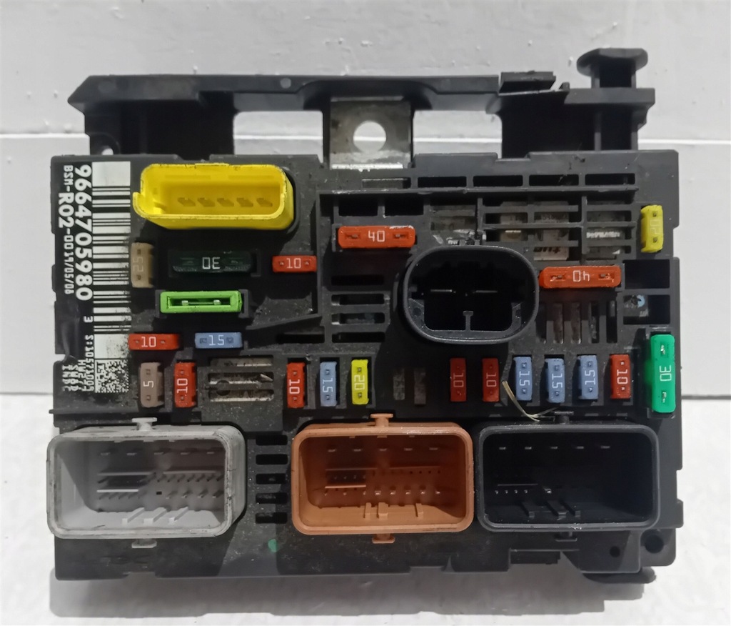 фото №1, Модуль bsm r02 коробка предохранителей citroen c5 iii x7 9664705980
